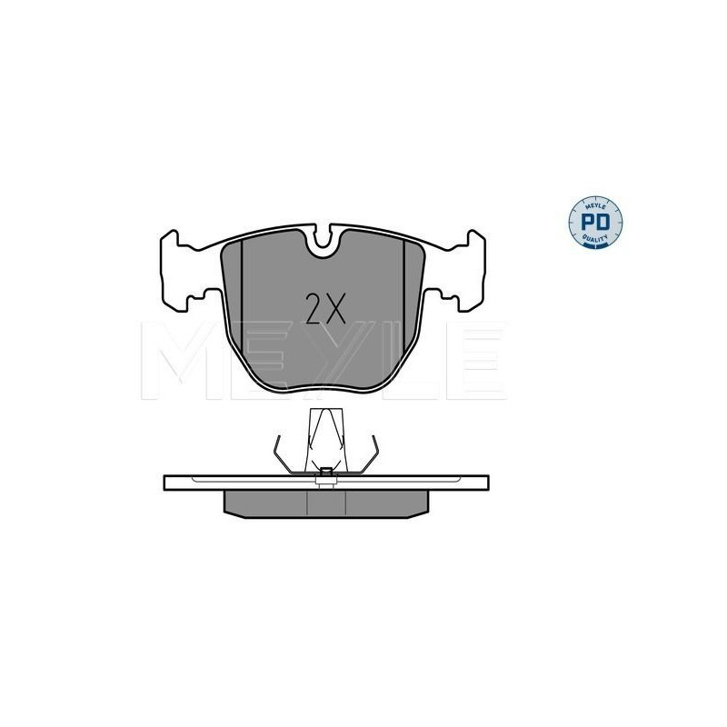 Pastiglie freno asse anteriore - MEYLE