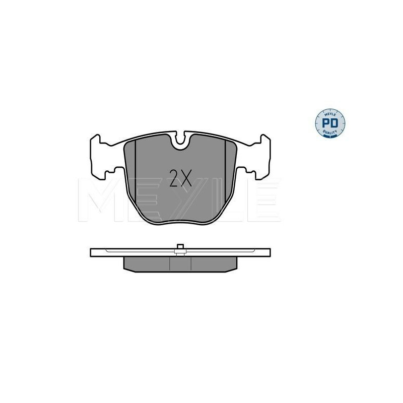 Pastiglie freno asse anteriore - MEYLE