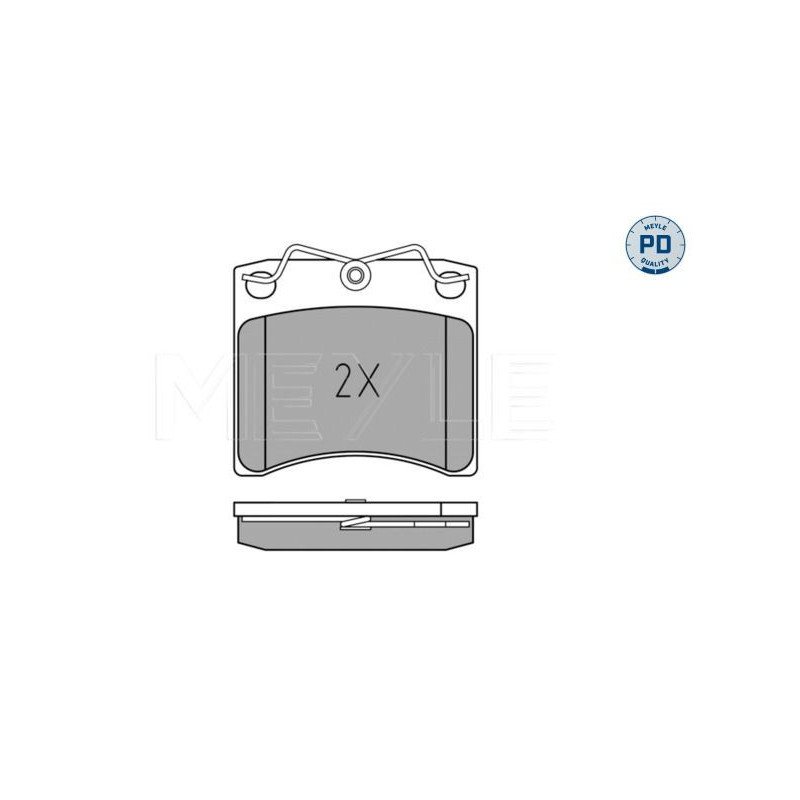 Pastiglie freno asse anteriore - MEYLE