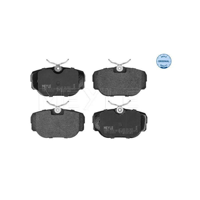 Pastiglie freno asse posteriore - MEYLE