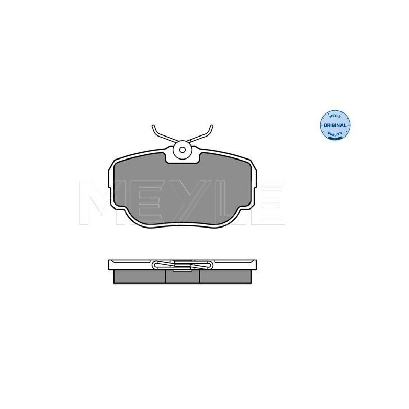Pastiglie freno asse posteriore - MEYLE
