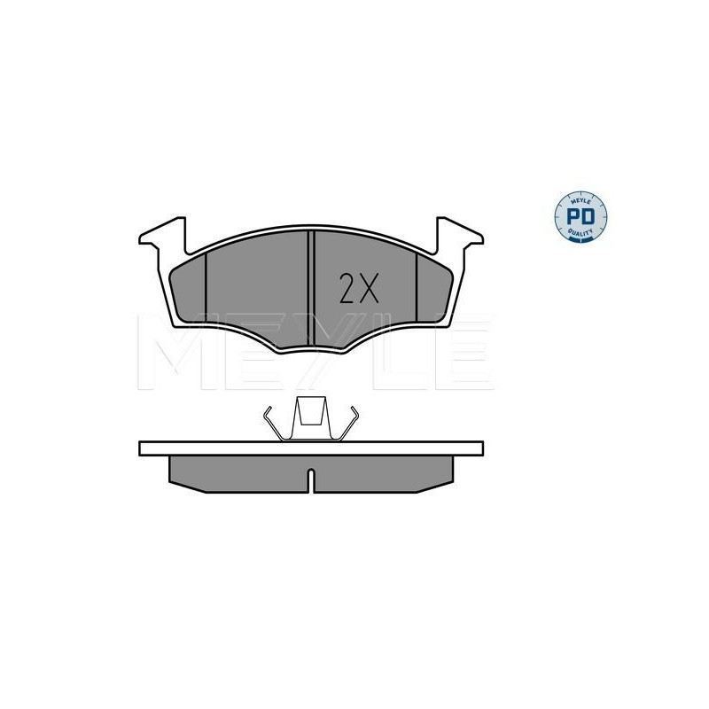 Pastiglie freno asse anteriore - MEYLE