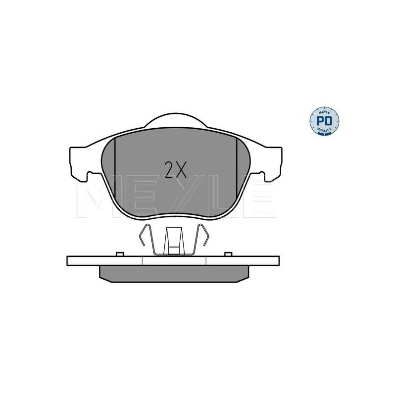 Pastiglie freno asse anteriore - MEYLE
