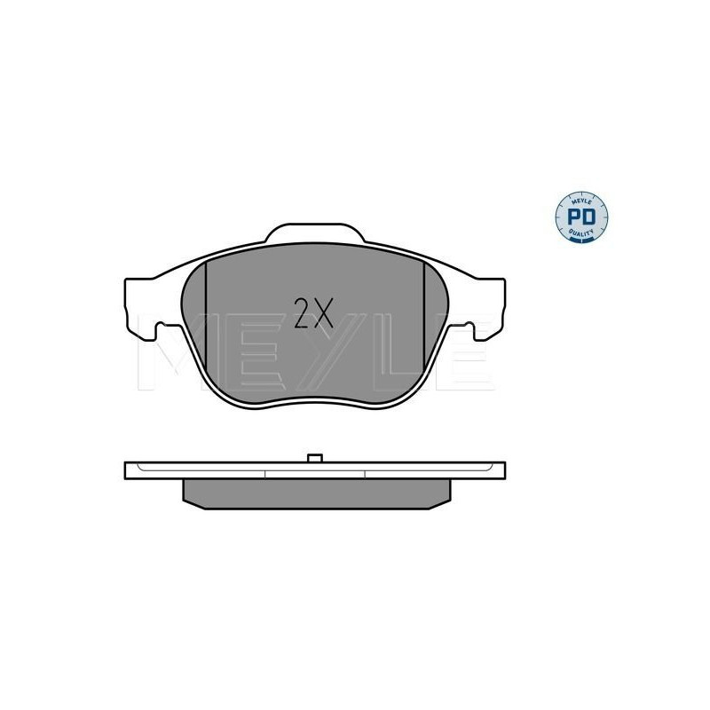 Pastiglie freno asse anteriore - MEYLE