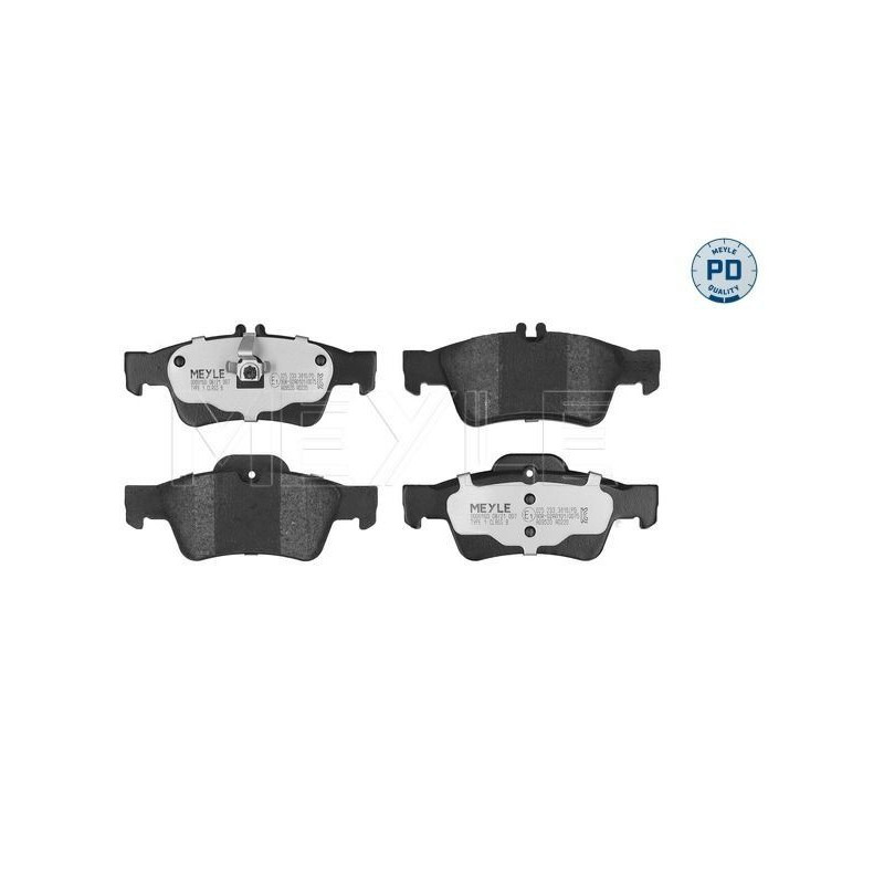 Pastiglie freno asse posteriore - MEYLE