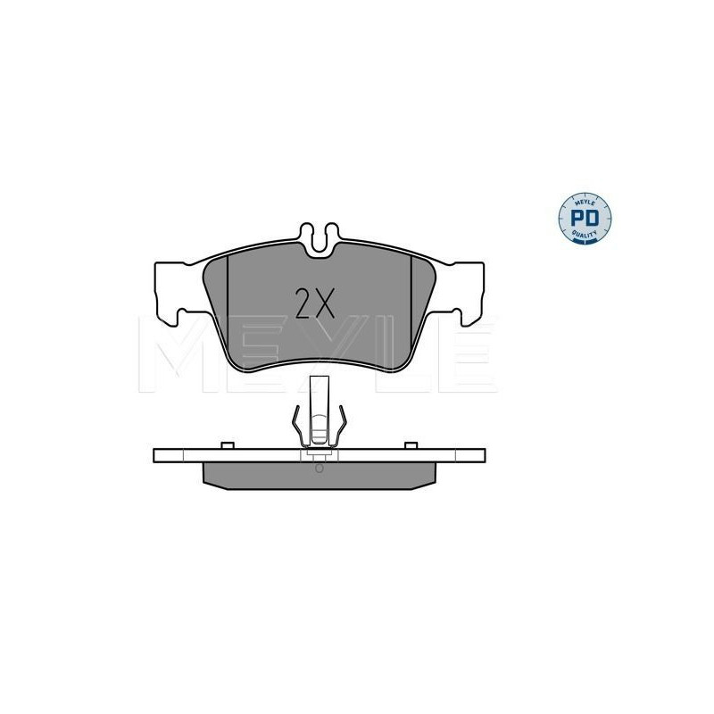 Pastiglie freno asse posteriore - MEYLE
