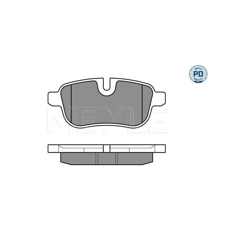 Pastiglie freno asse posteriore - MEYLE