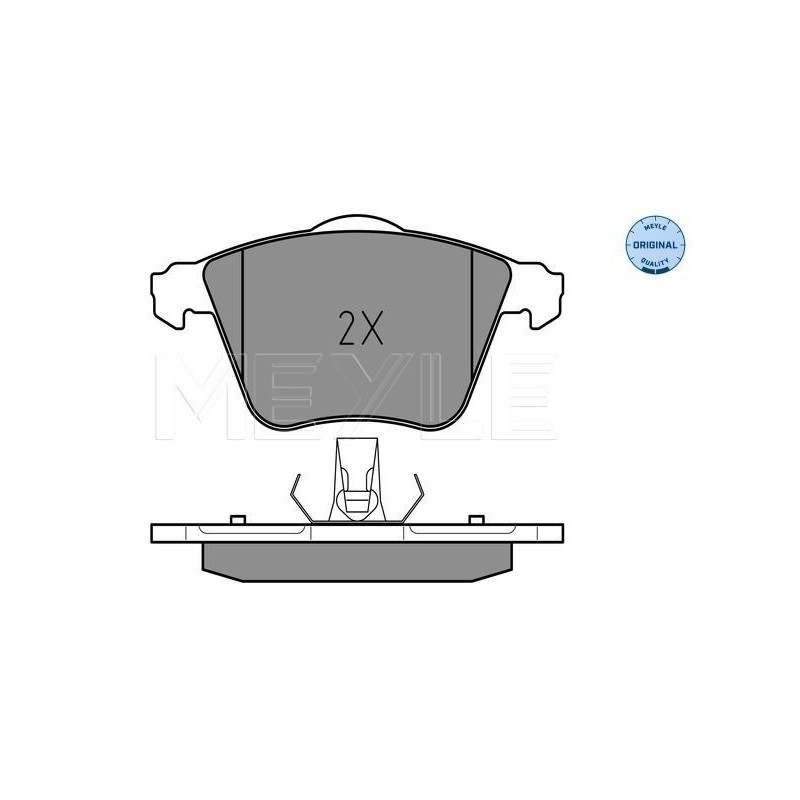 Pastiglie freno asse anteriore - MEYLE