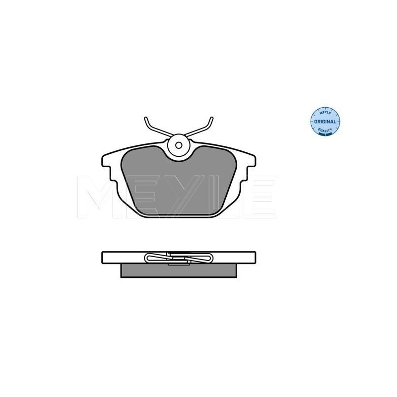 Pastiglie freno asse posteriore - MEYLE