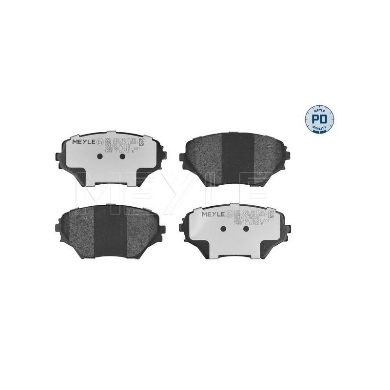 Pastiglie freno asse anteriore - MEYLE