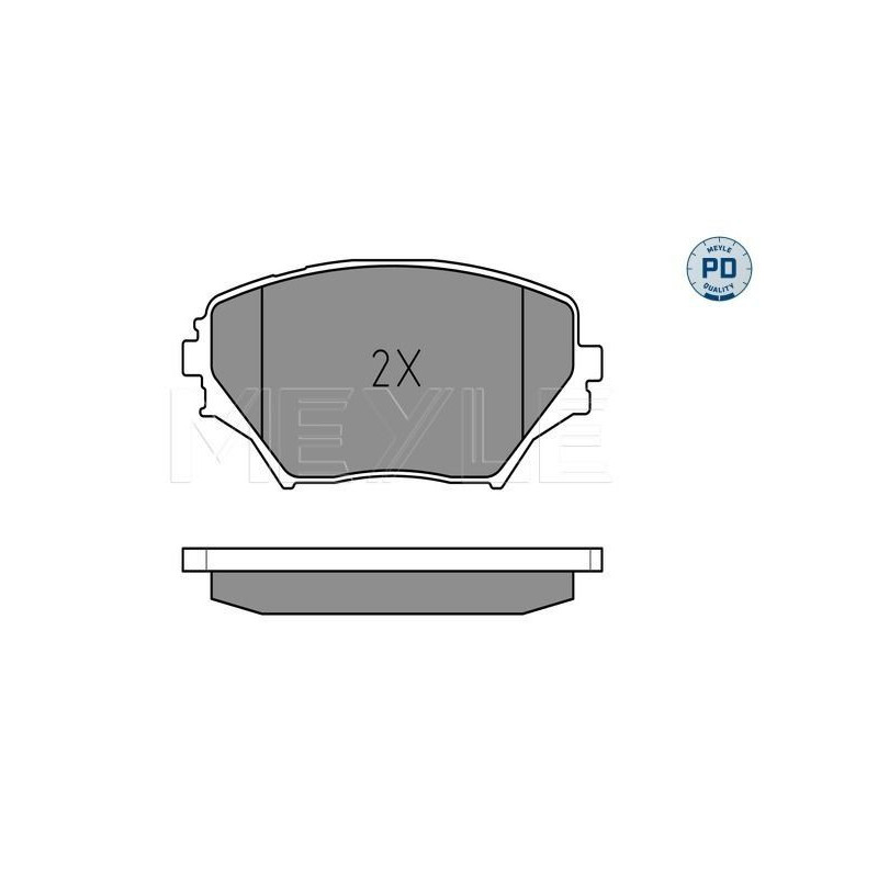 Pastiglie freno asse anteriore - MEYLE