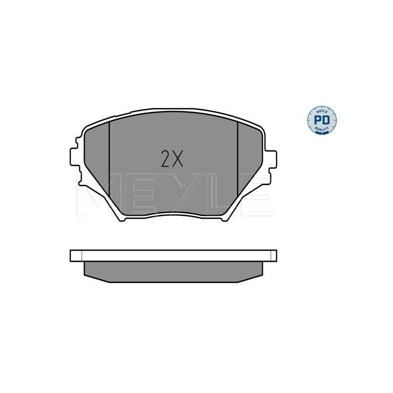 Pastiglie freno asse anteriore - MEYLE