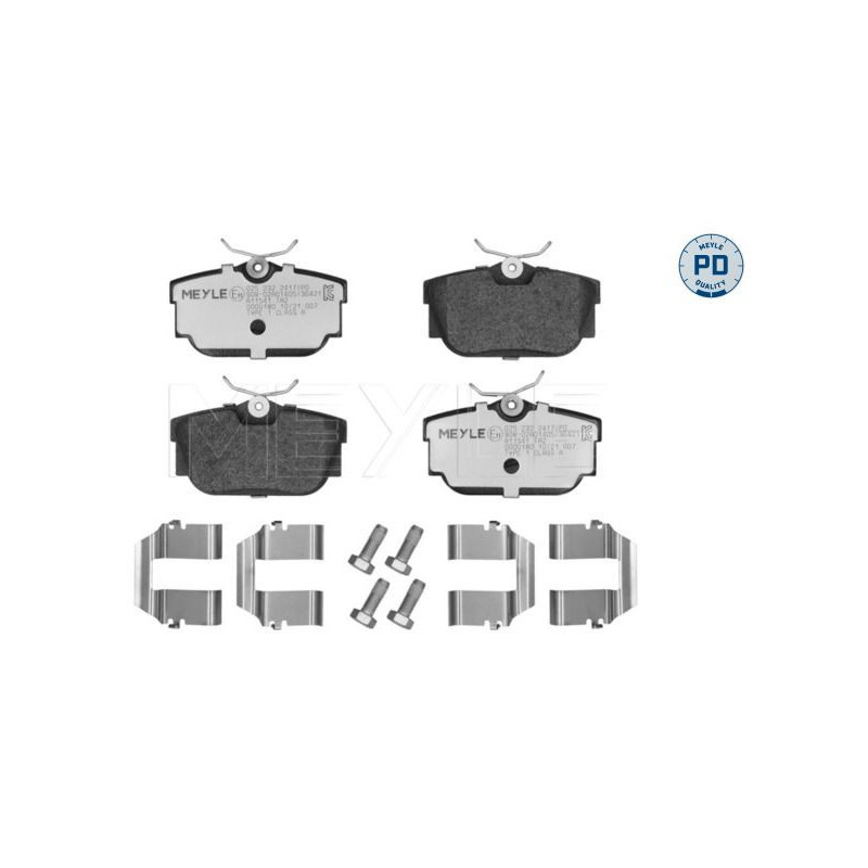 Pastiglie freno asse posteriore - MEYLE