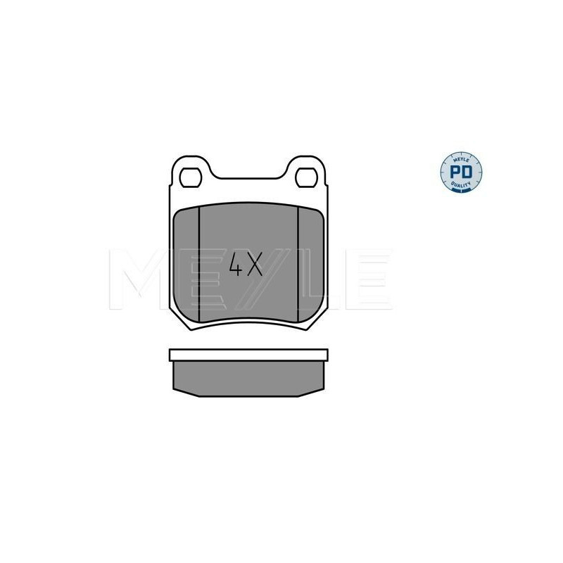 Pastiglie freno asse posteriore - MEYLE
