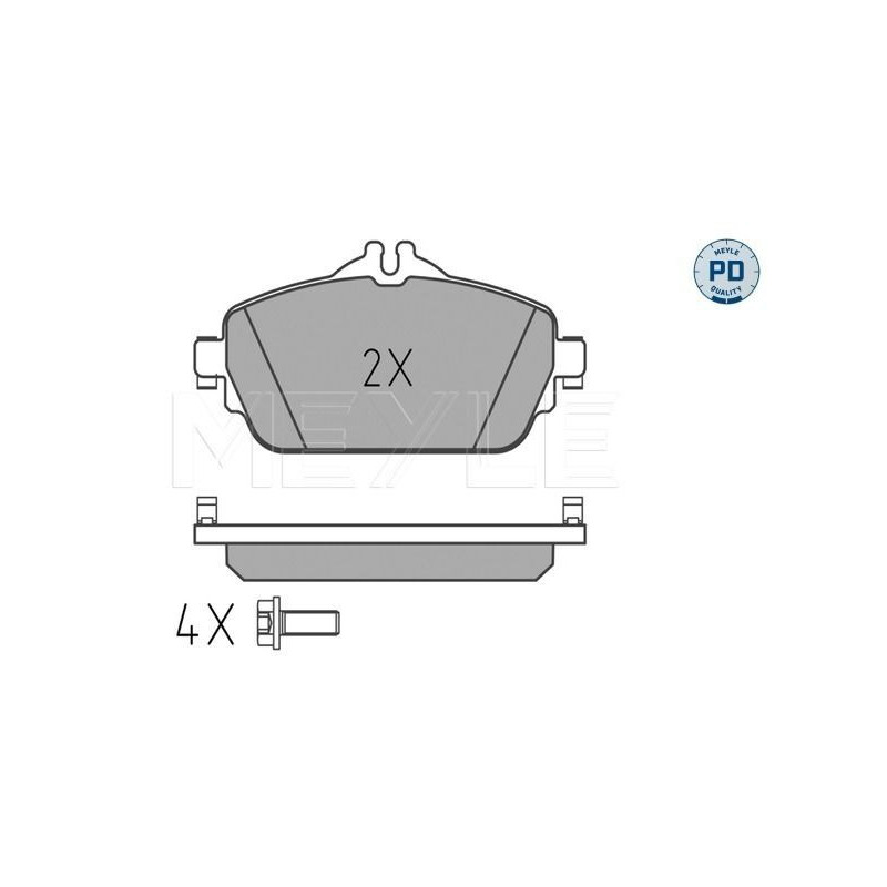 Pastiglie freno asse anteriore - MEYLE