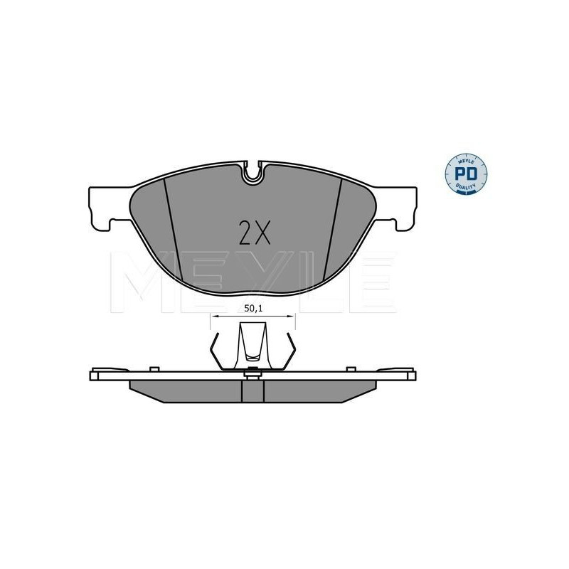 Pastiglie freno asse anteriore - MEYLE