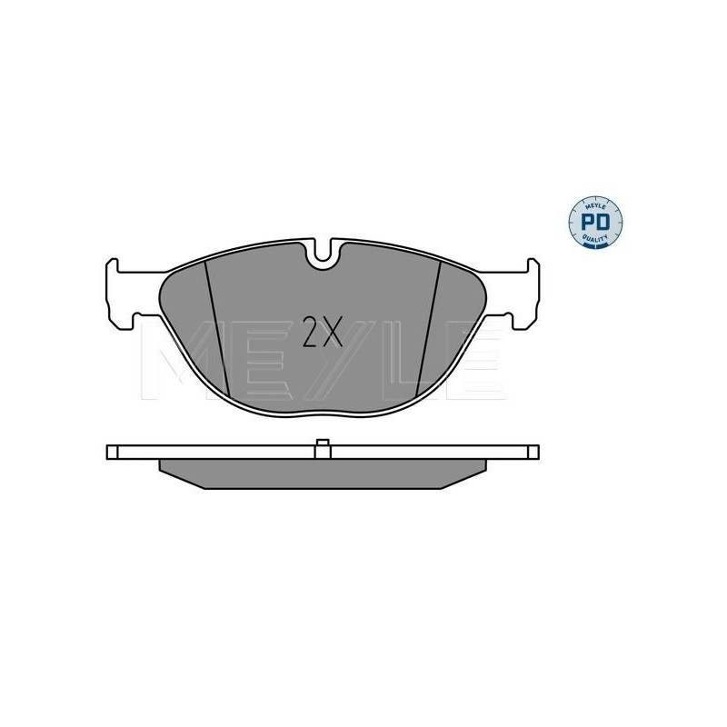 Pastiglie freno asse anteriore - MEYLE
