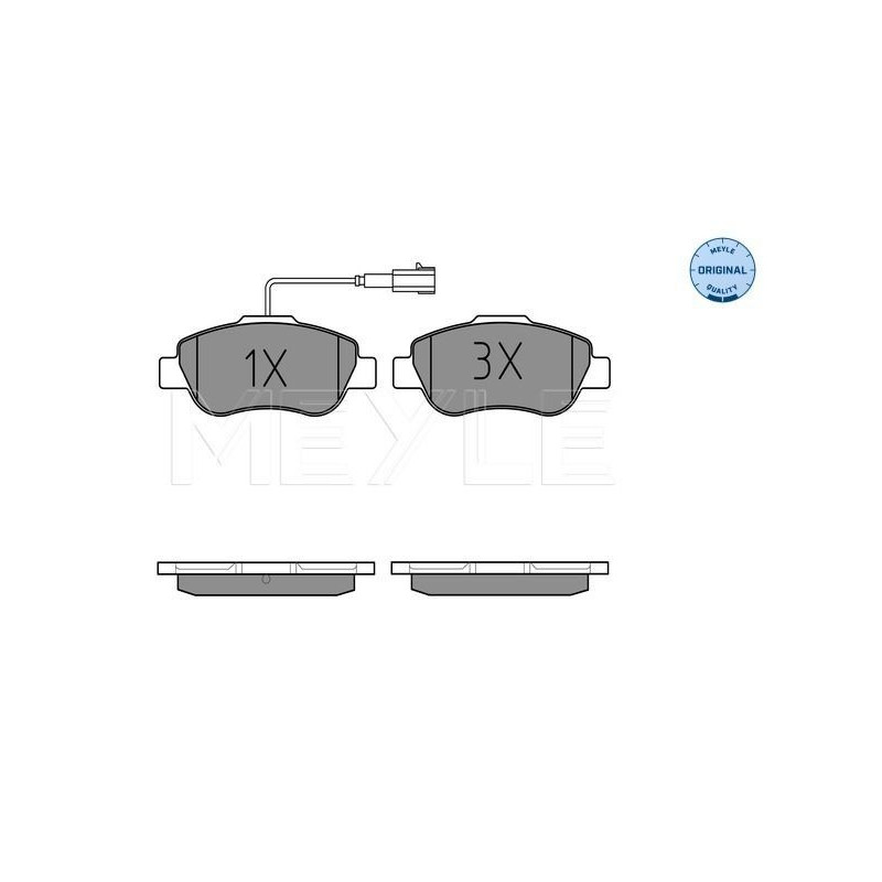 Pastiglie freno asse anteriore - MEYLE