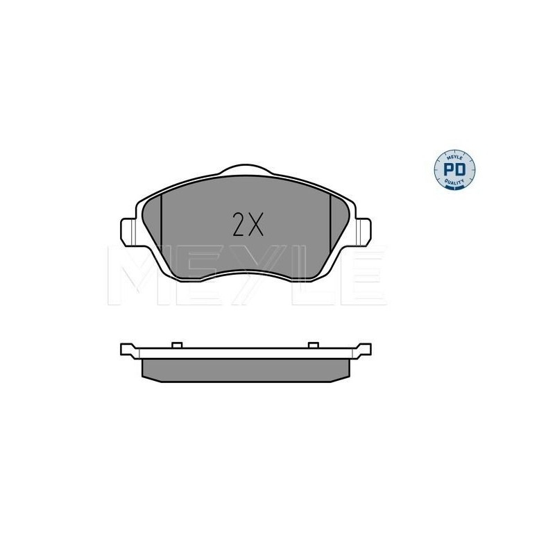 Pastiglie freno asse anteriore - MEYLE