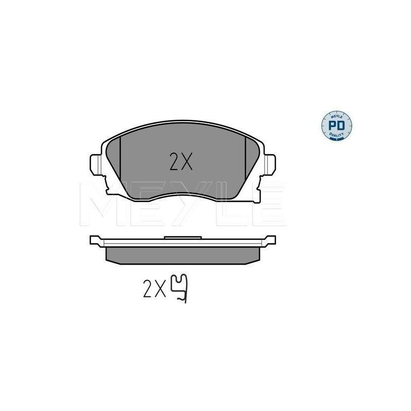 Pastiglie freno asse anteriore - MEYLE