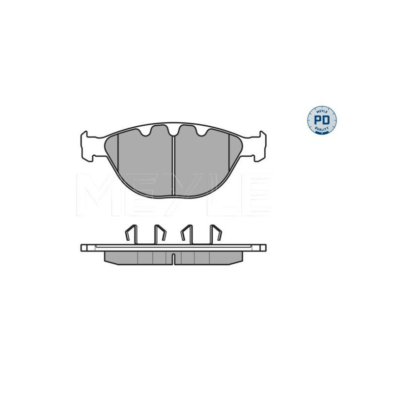 Pastiglie freno asse anteriore - MEYLE