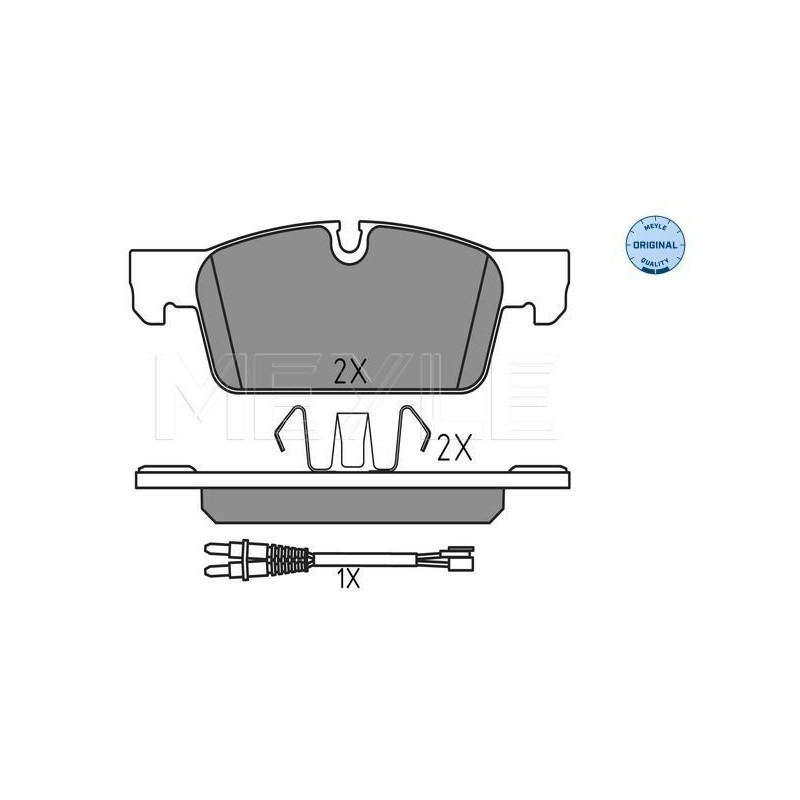 Pastiglie freno asse anteriore - MEYLE