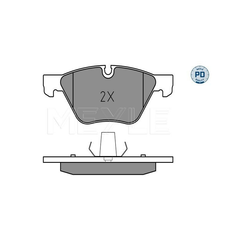Pastiglie freno asse anteriore - MEYLE