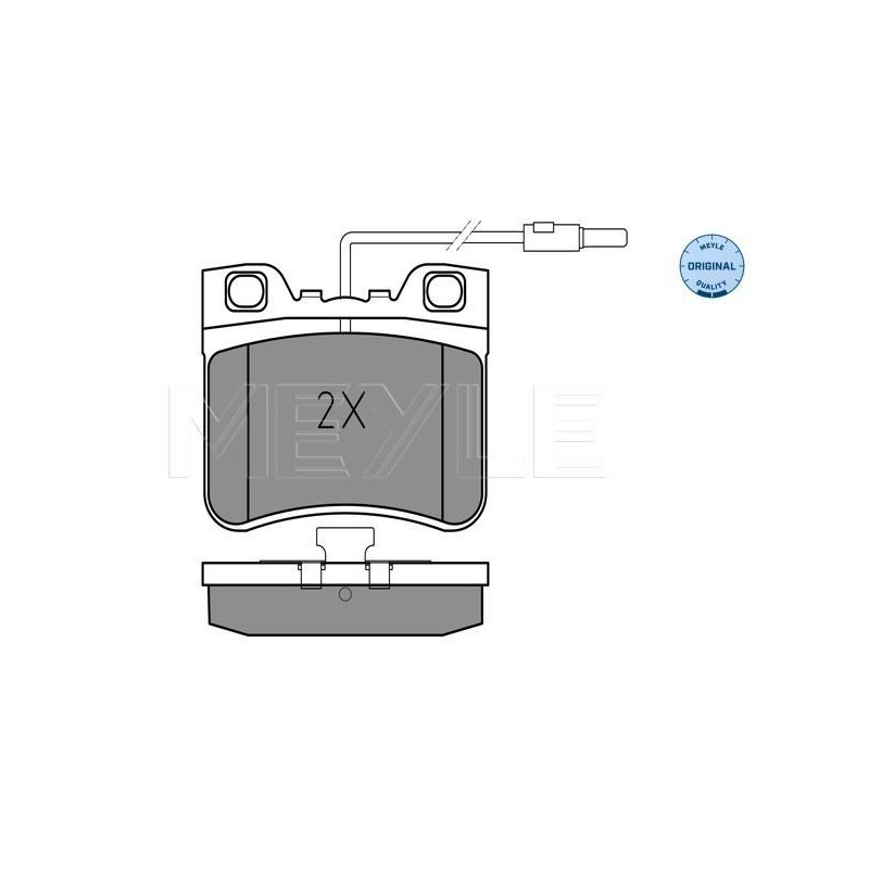 Pastiglie freno asse anteriore - MEYLE