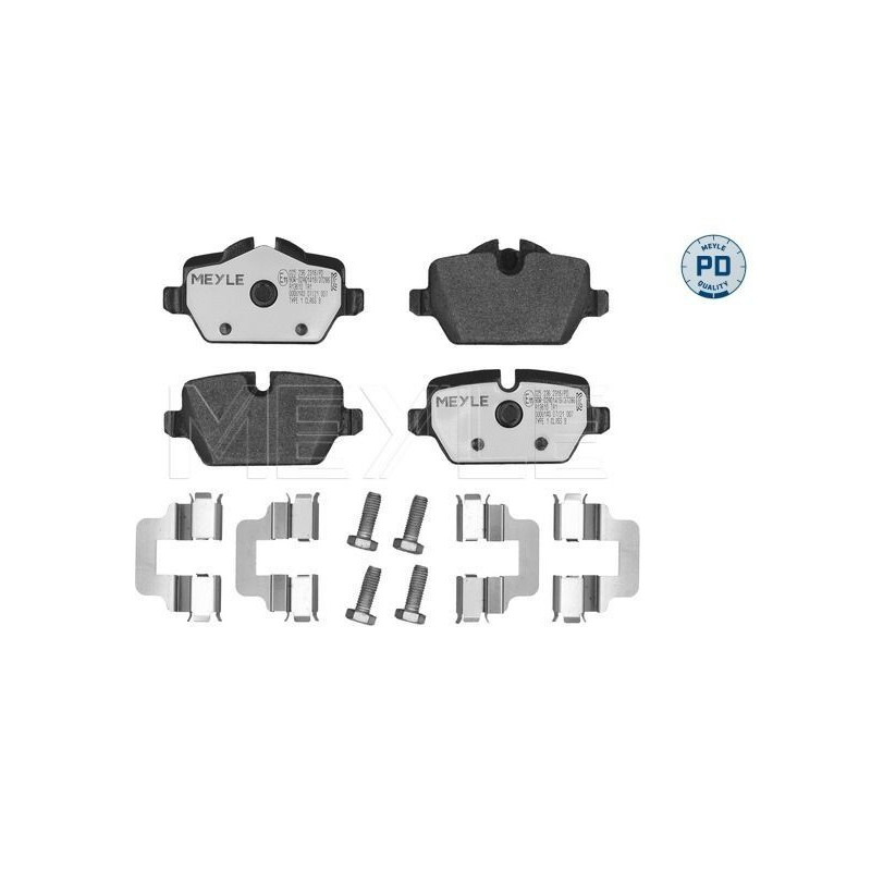 Pastiglie freno asse posteriore - MEYLE