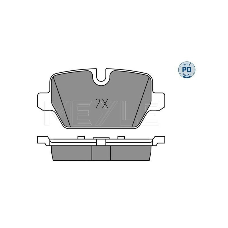 Pastiglie freno asse posteriore - MEYLE