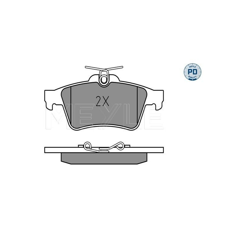 Pastiglie freno asse posteriore - MEYLE