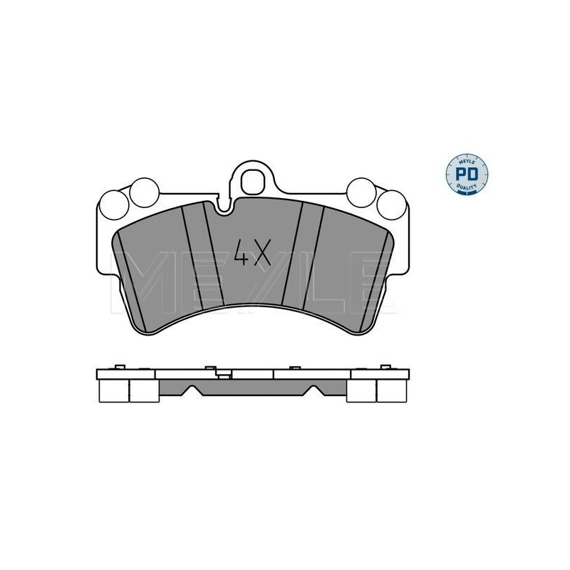 Pastiglie freno asse anteriore - MEYLE