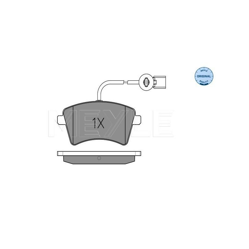 Pastiglie freno asse anteriore - MEYLE
