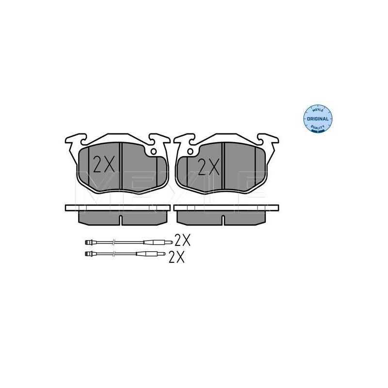 Pastiglie freno asse anteriore - MEYLE