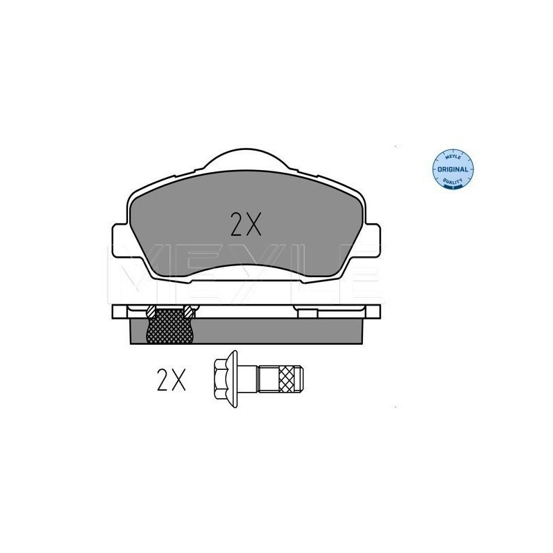 Pastiglie freno asse anteriore - MEYLE