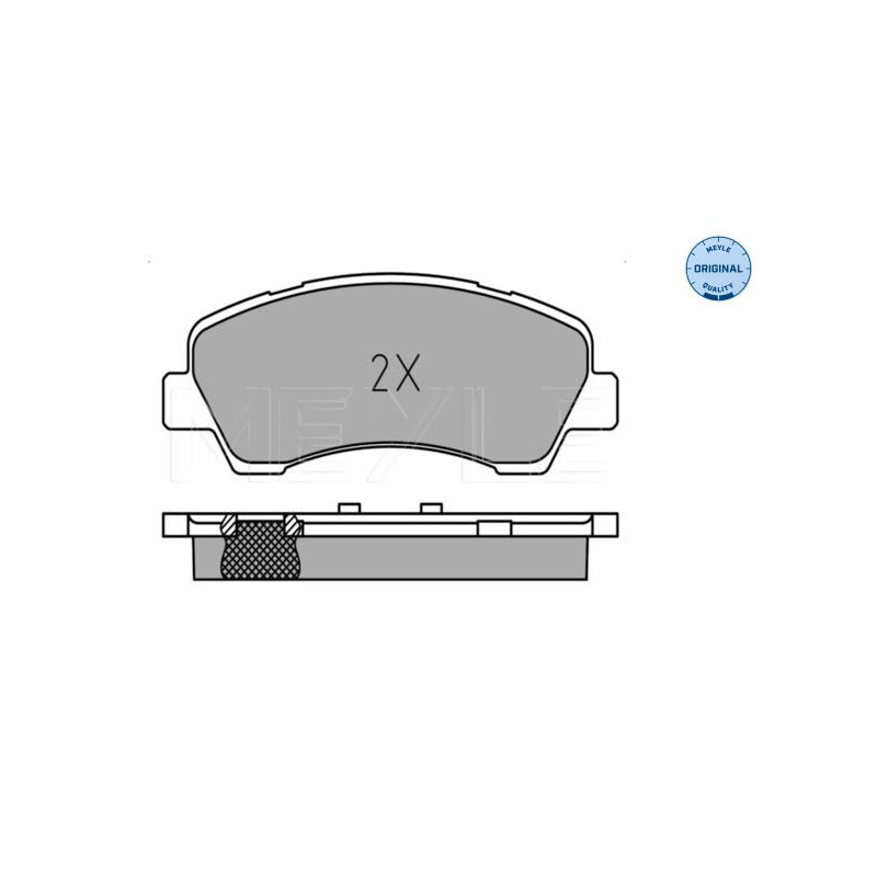 Pastiglie freno asse anteriore - MEYLE
