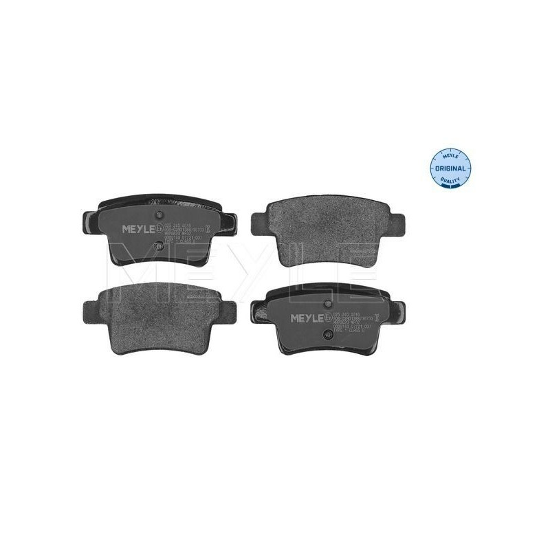 Pastiglie freno asse posteriore - MEYLE