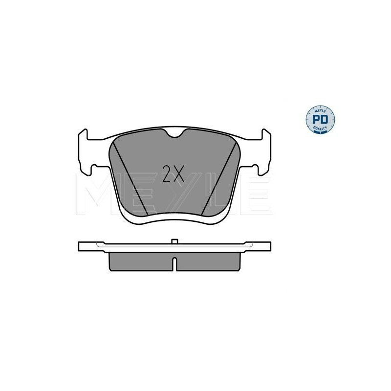 Pastiglie freno asse posteriore - MEYLE