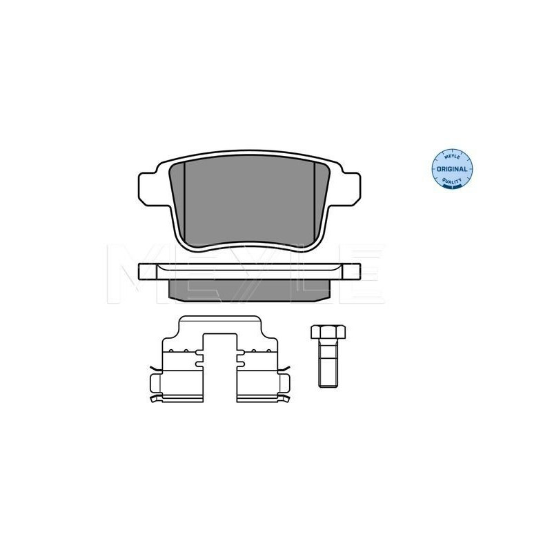 Pastiglie freno asse posteriore - MEYLE
