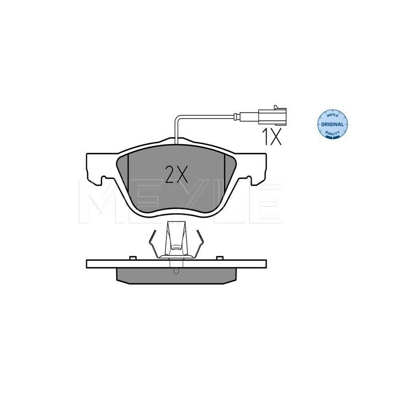 Pastiglie freno asse anteriore - MEYLE