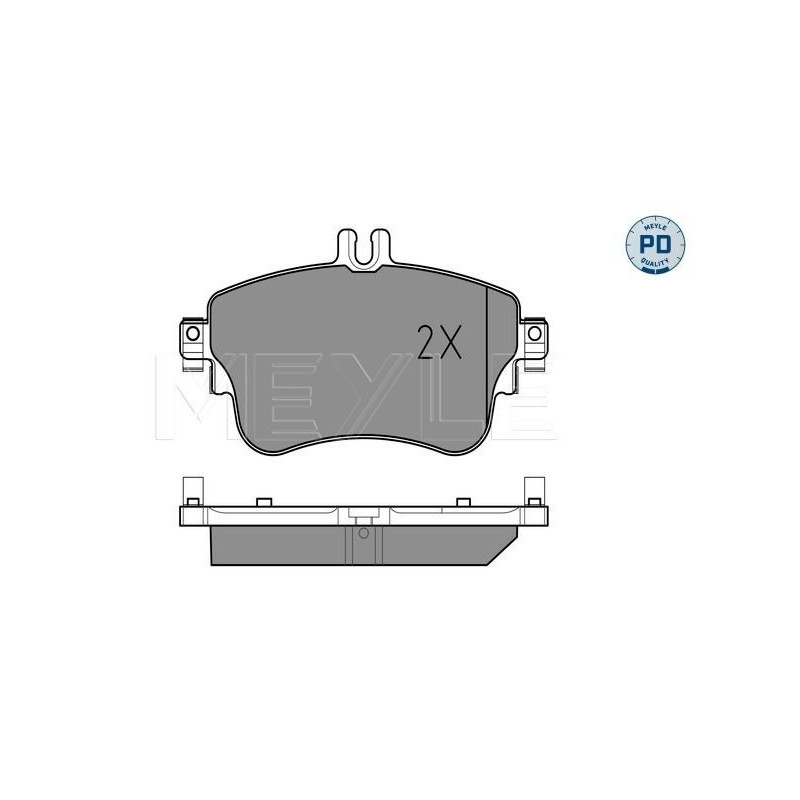 Pastiglie freno asse anteriore - MEYLE