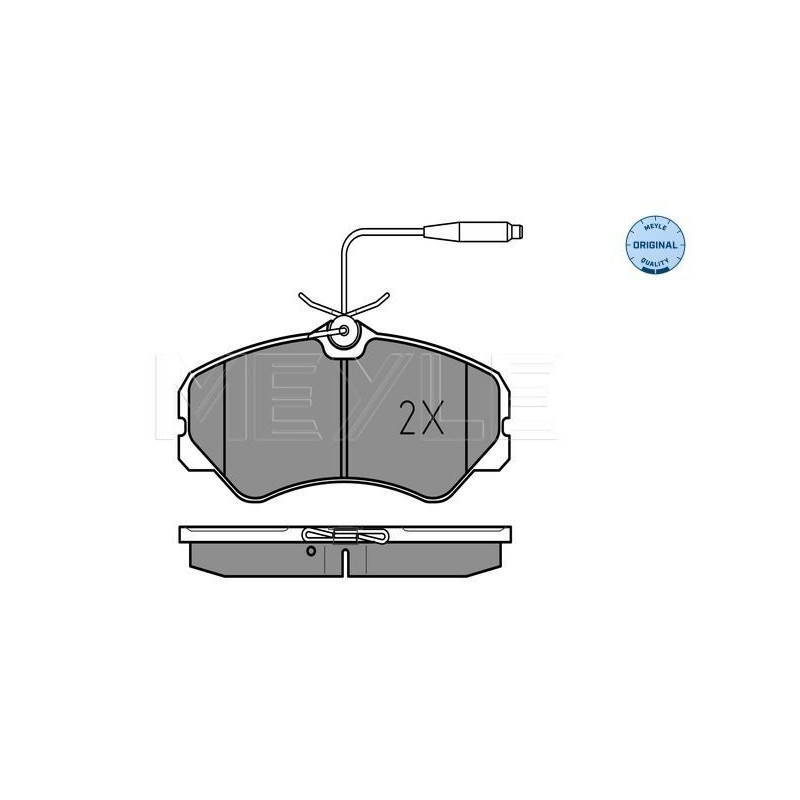 Pastiglie freno asse anteriore - MEYLE