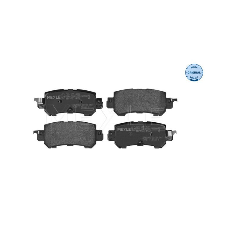 Pastiglie freno asse posteriore - MEYLE