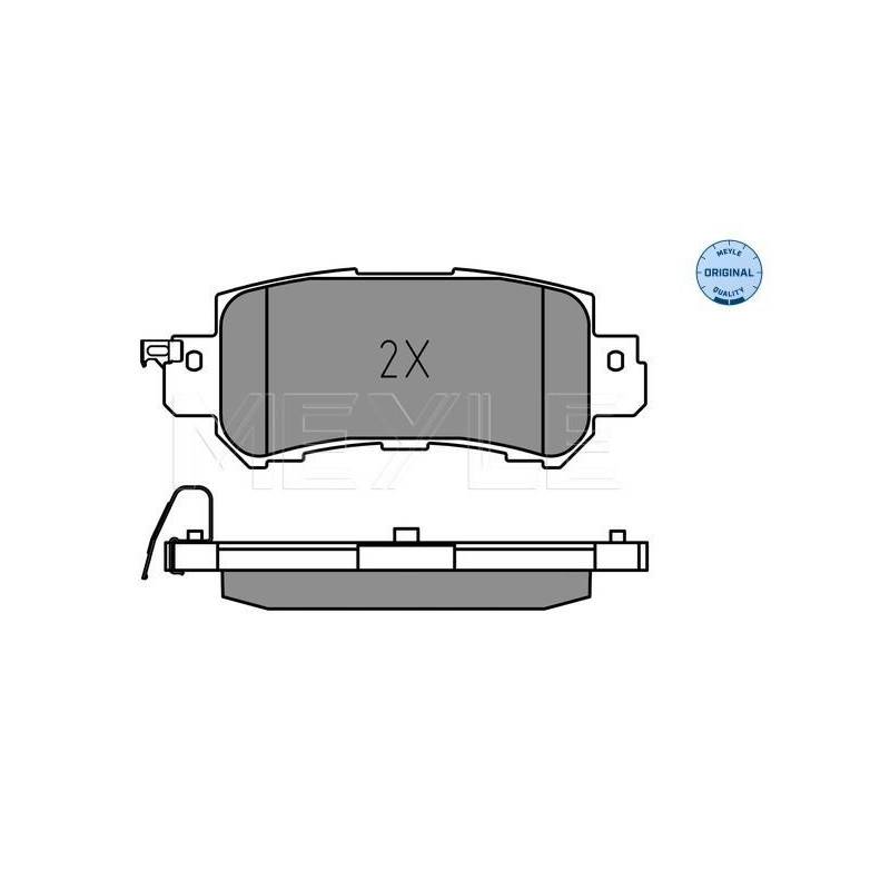 Pastiglie freno asse posteriore - MEYLE