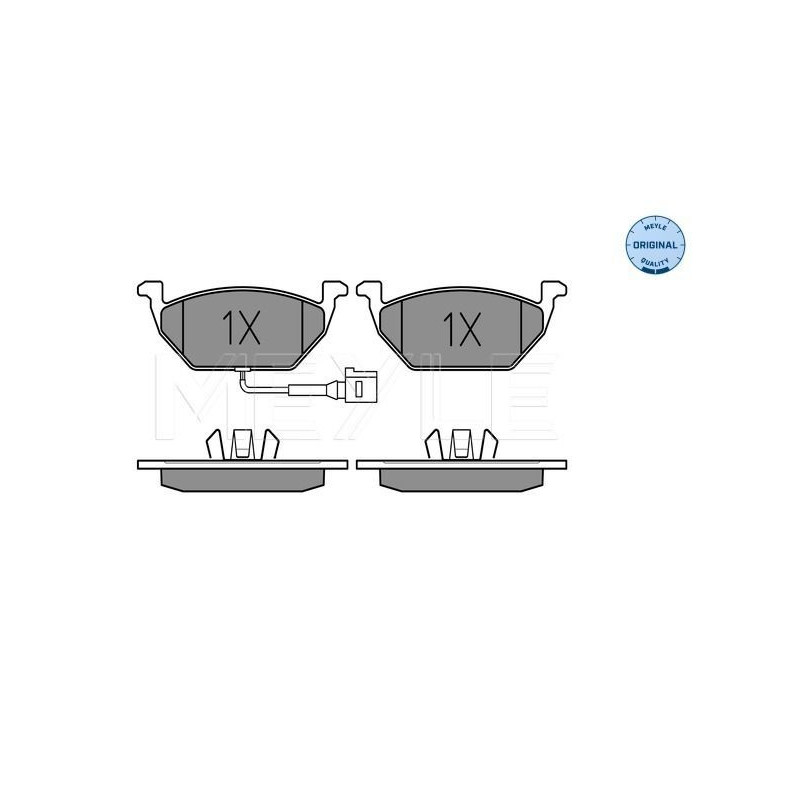 Pastiglie freno asse anteriore - MEYLE