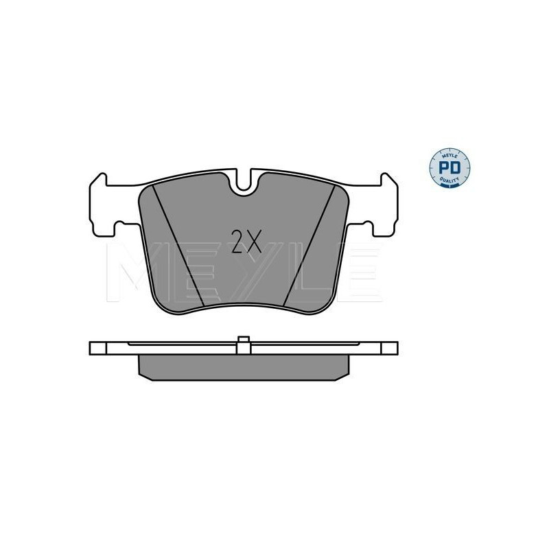 Pastiglie freno asse anteriore - MEYLE