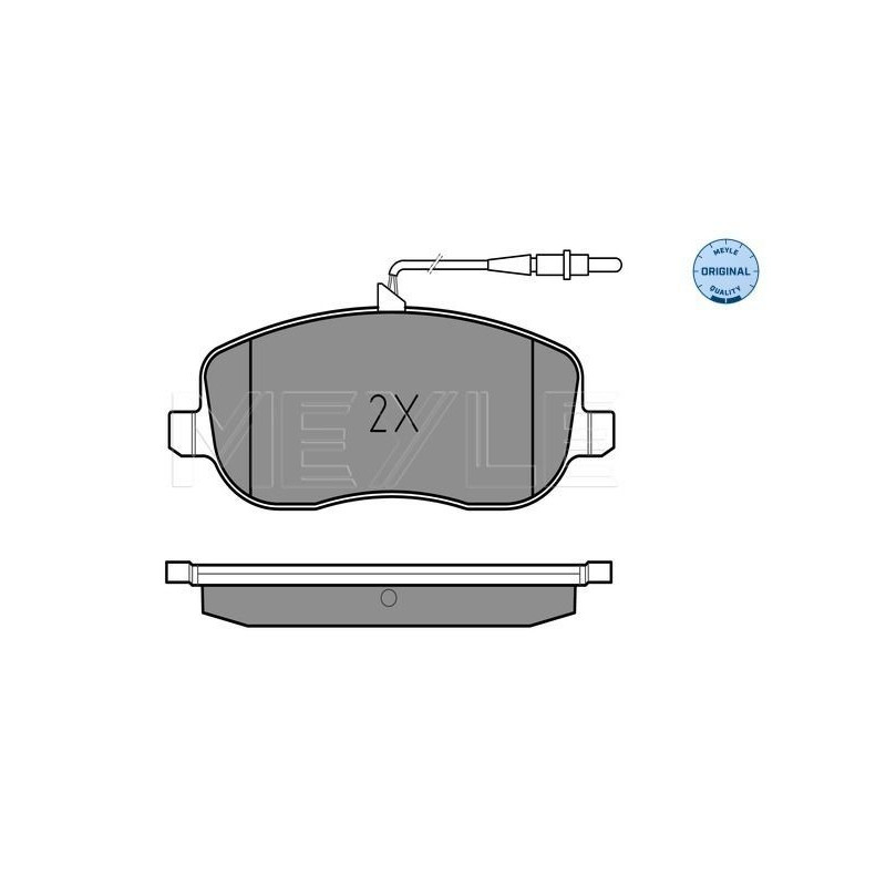 Pastiglie freno asse anteriore - MEYLE
