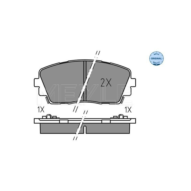 Pastiglie freno asse anteriore - MEYLE
