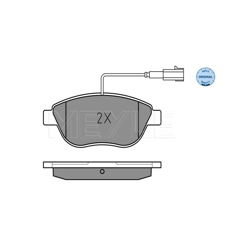 Pastiglie freno asse anteriore - MEYLE
