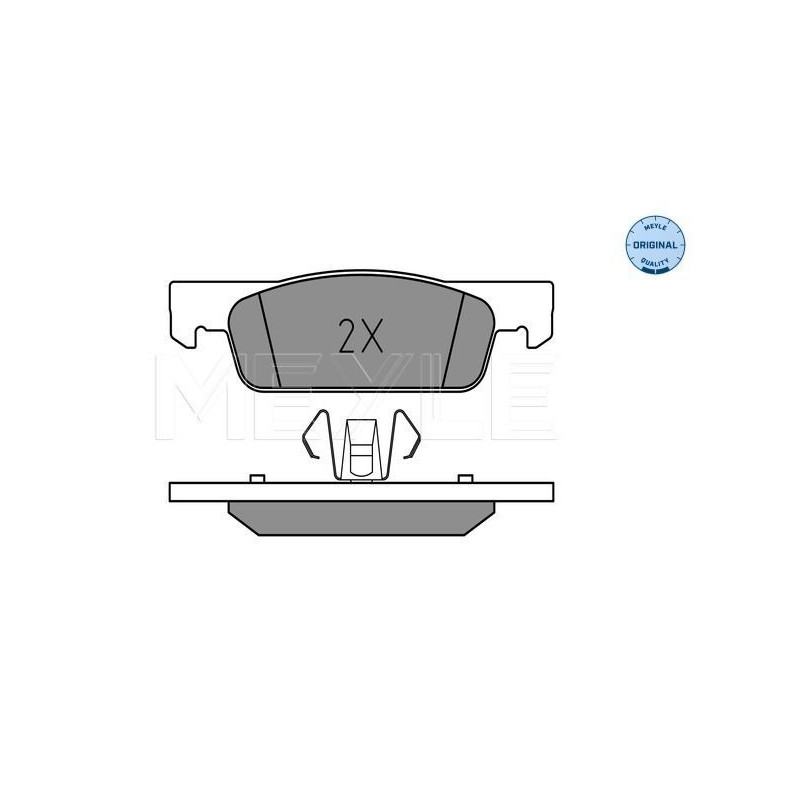 Pastiglie freno asse anteriore - MEYLE
